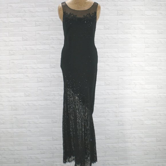 Cache Black Maxi Dress - Picture 1 of 9